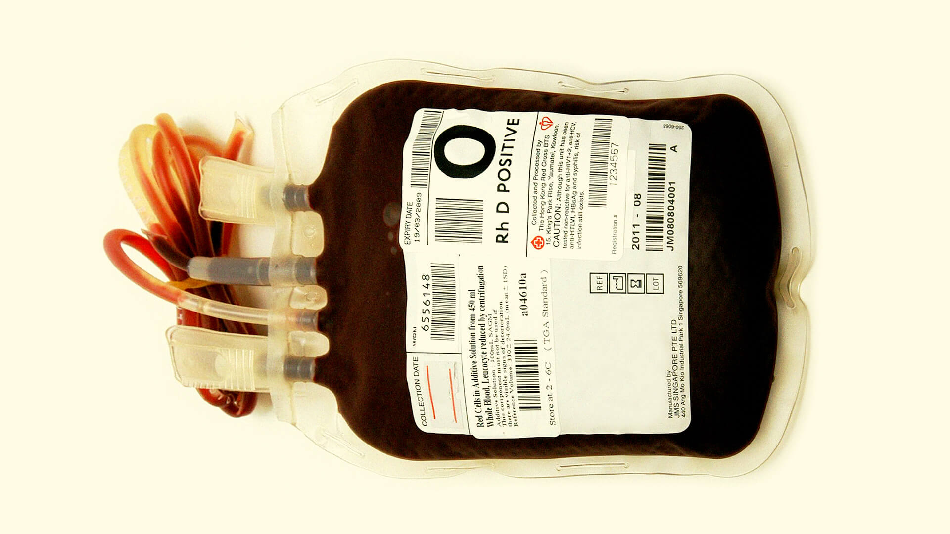 Bluttransfusionsbeutel als Symbolbild für Job-Angebote